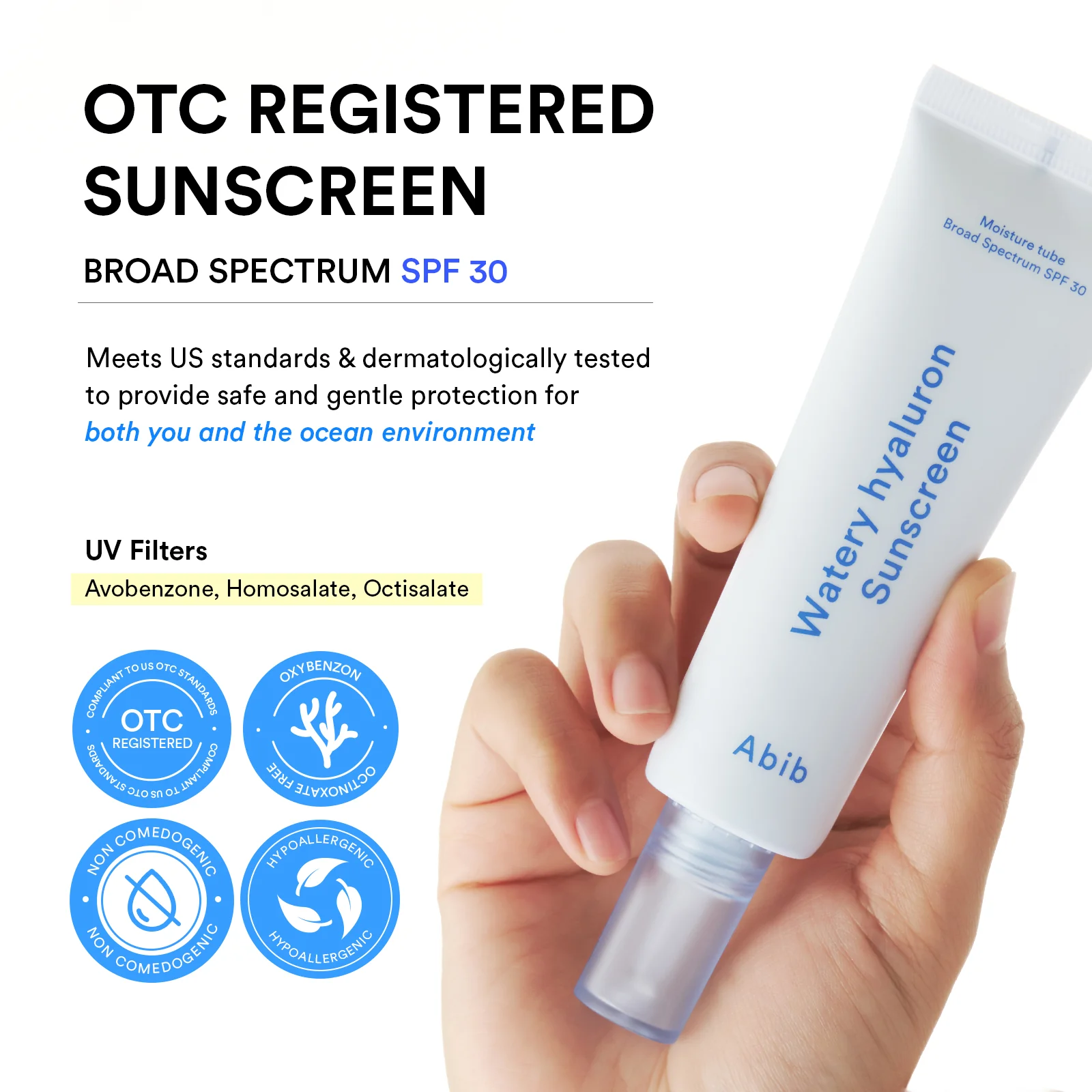 Watery hyaluron sunscreen Moisture tube - Image 4
