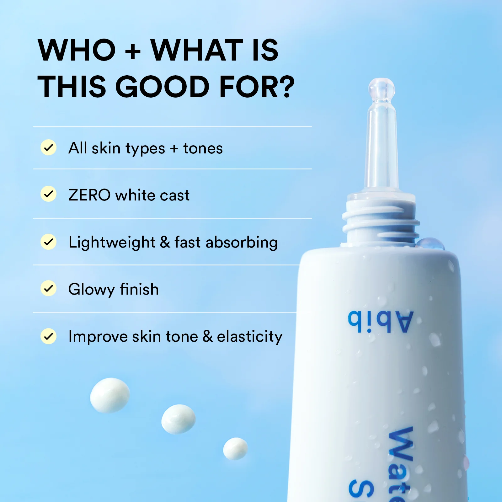 Watery hyaluron sunscreen Moisture tube - Image 8
