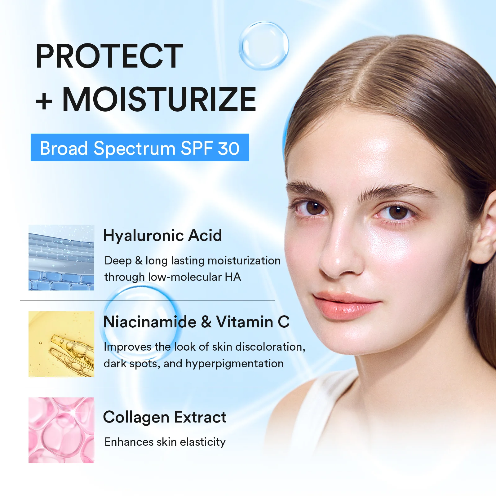 Watery hyaluron sunscreen Moisture tube - Image 9