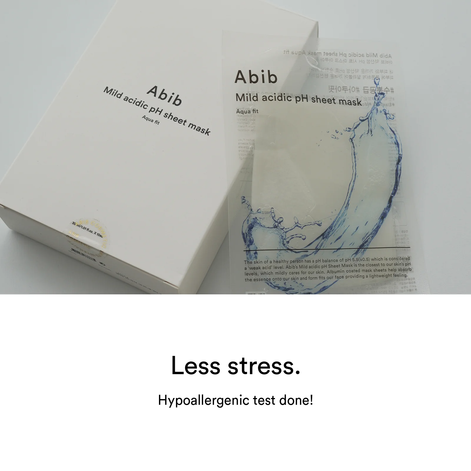 Mild acidic pH sheet mask Aqua fit(10 sheets) - Image 8
