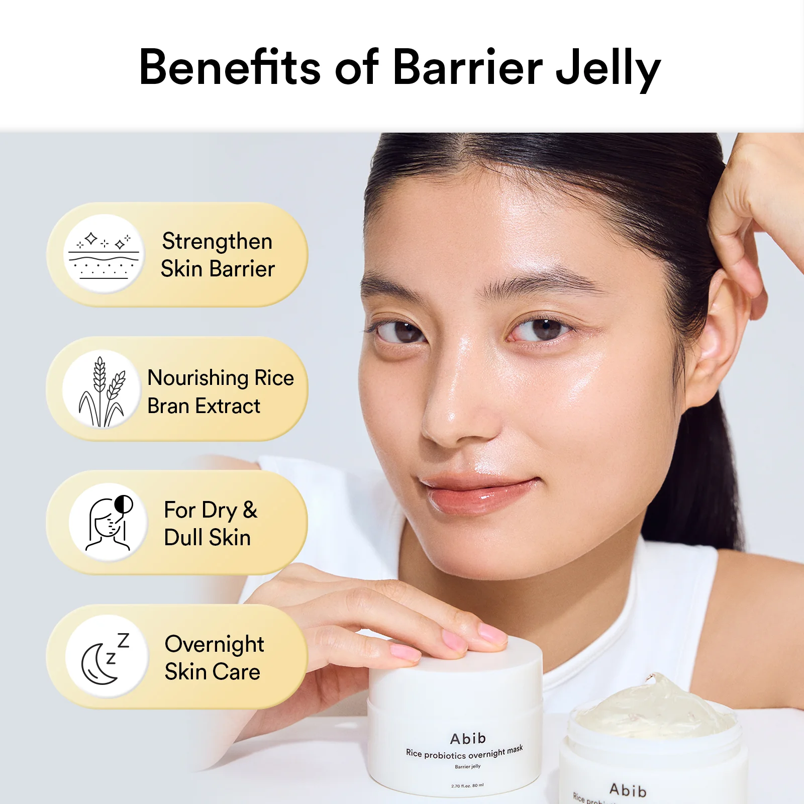 Rice probiotics overnight mask Barrier jelly - Image 7