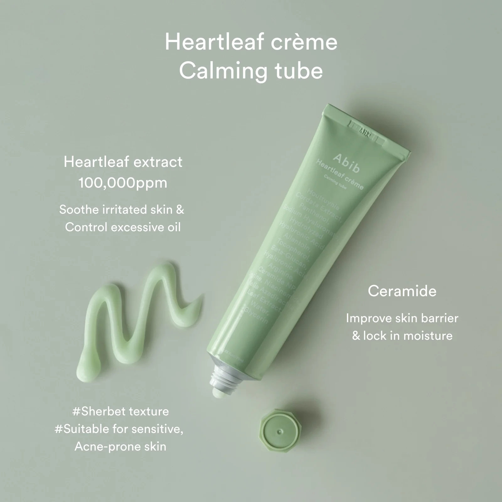 Heartleaf cream Calming tube - Image 3