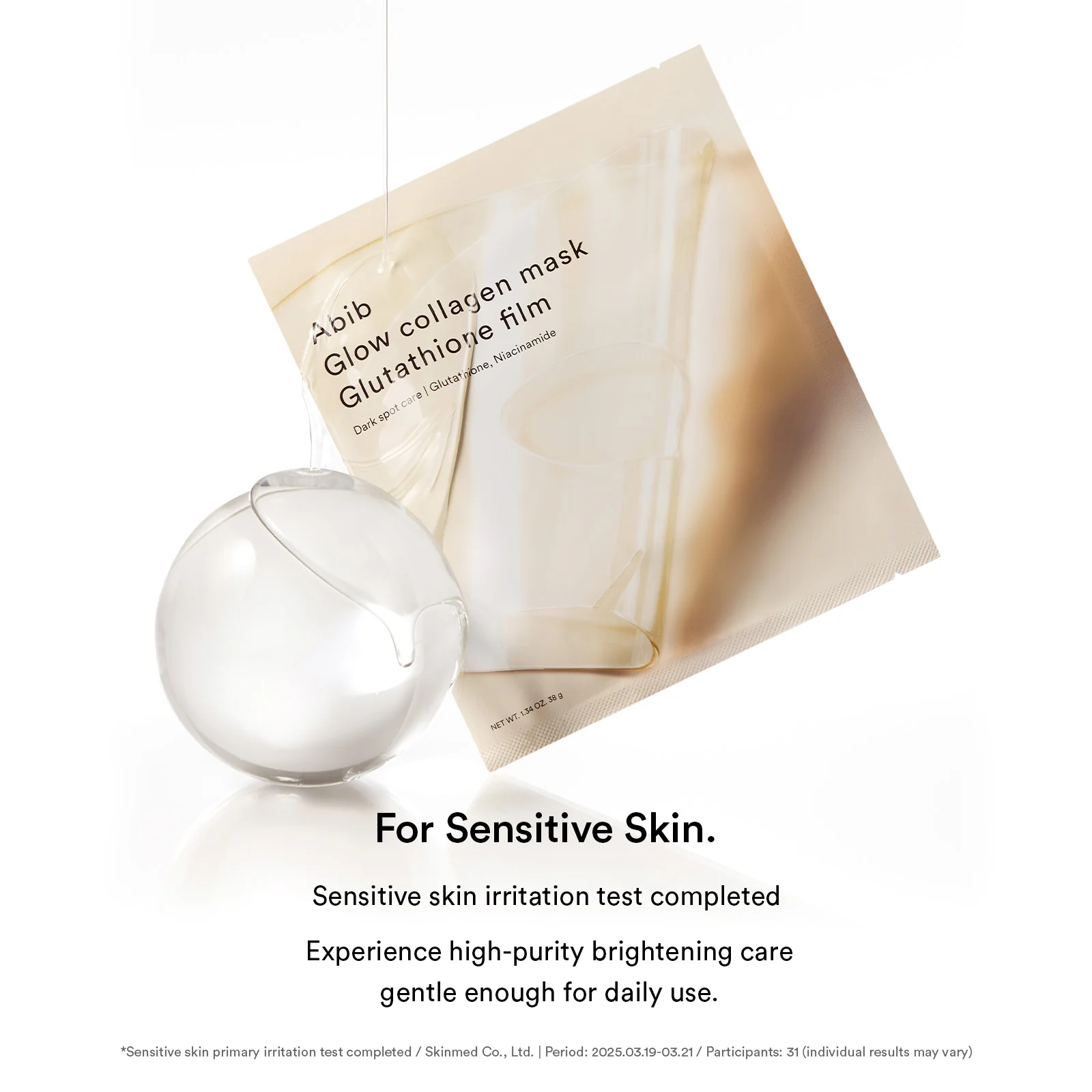 Glow collagen mask Glutathione film - Image 8