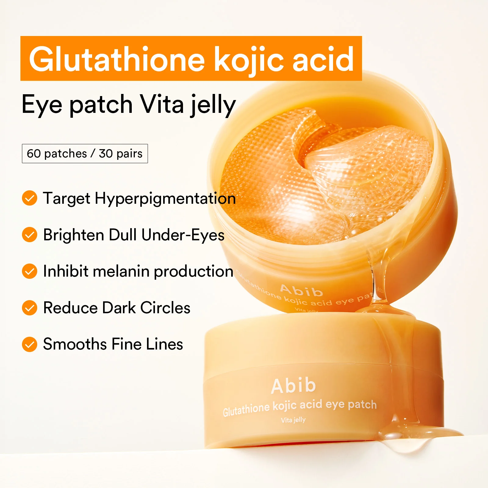 Glutathione kojic acid eye patch Vita jelly - Image 4