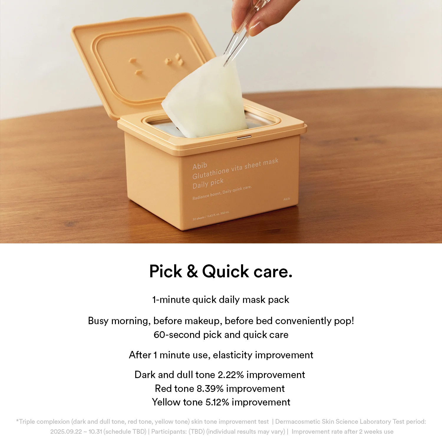 Glutathione vita sheet mask Daily pick - Image 3