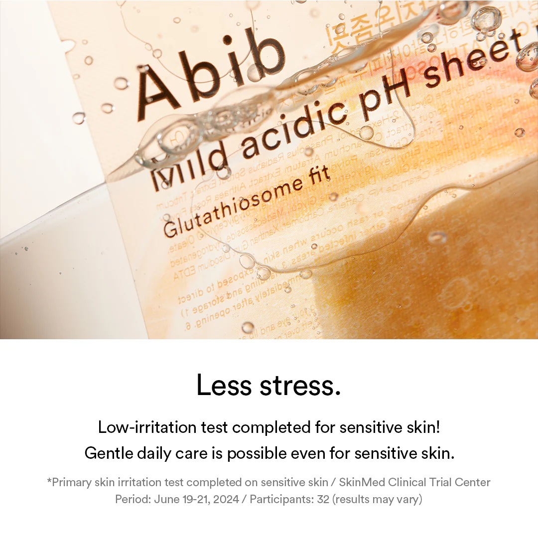 Mild acidic pH sheet mask Glutathiosome fit(10 sheets) - Image 11