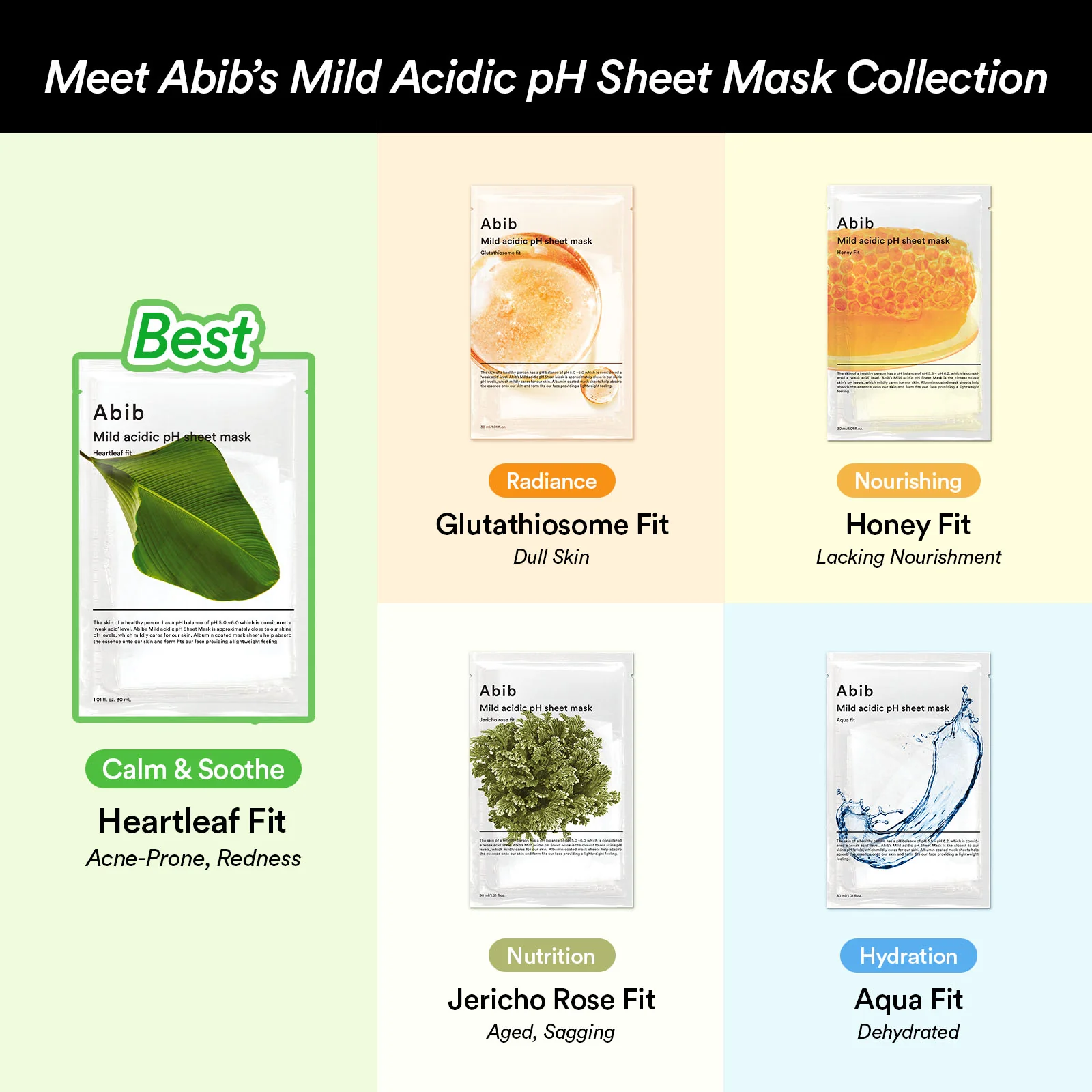 Mild acidic pH sheet mask Heartleaf fit(10 sheets) - Image 10