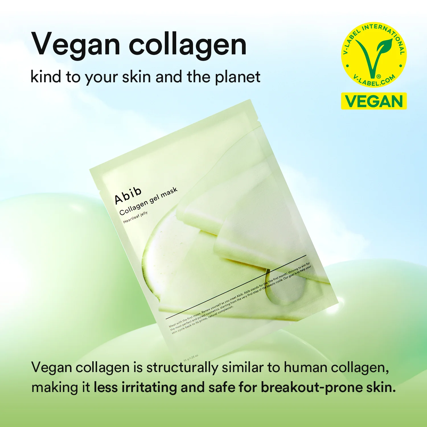 Collagen gel mask Heartleaf jelly - Image 5