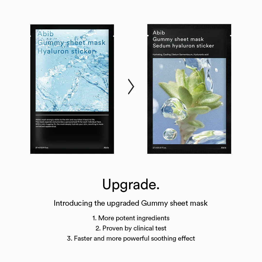 Gummy sheet mask Sedum hyaluron sticker(10 sheets) - Image 3