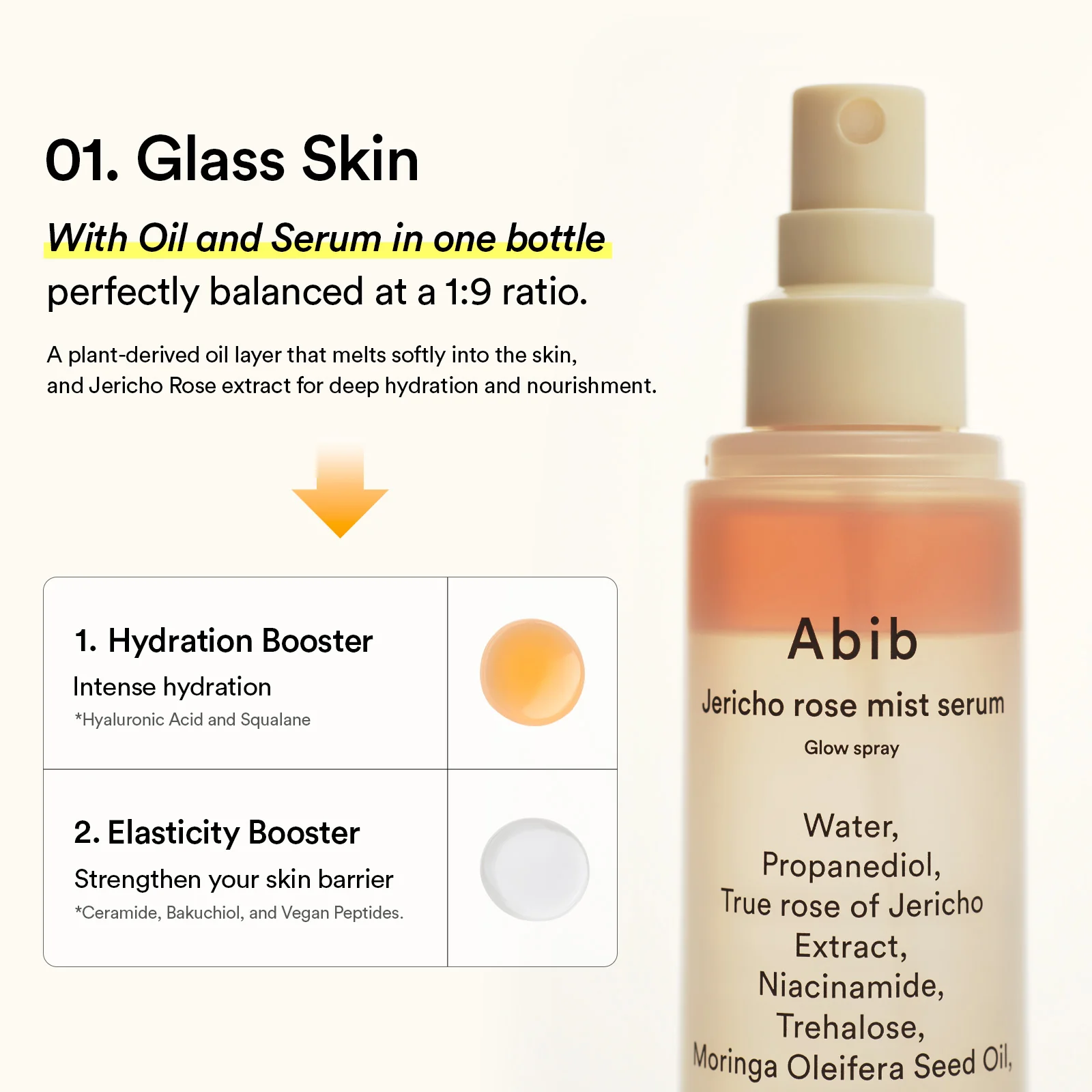 Jericho rose mist serum Glow spray - Image 4