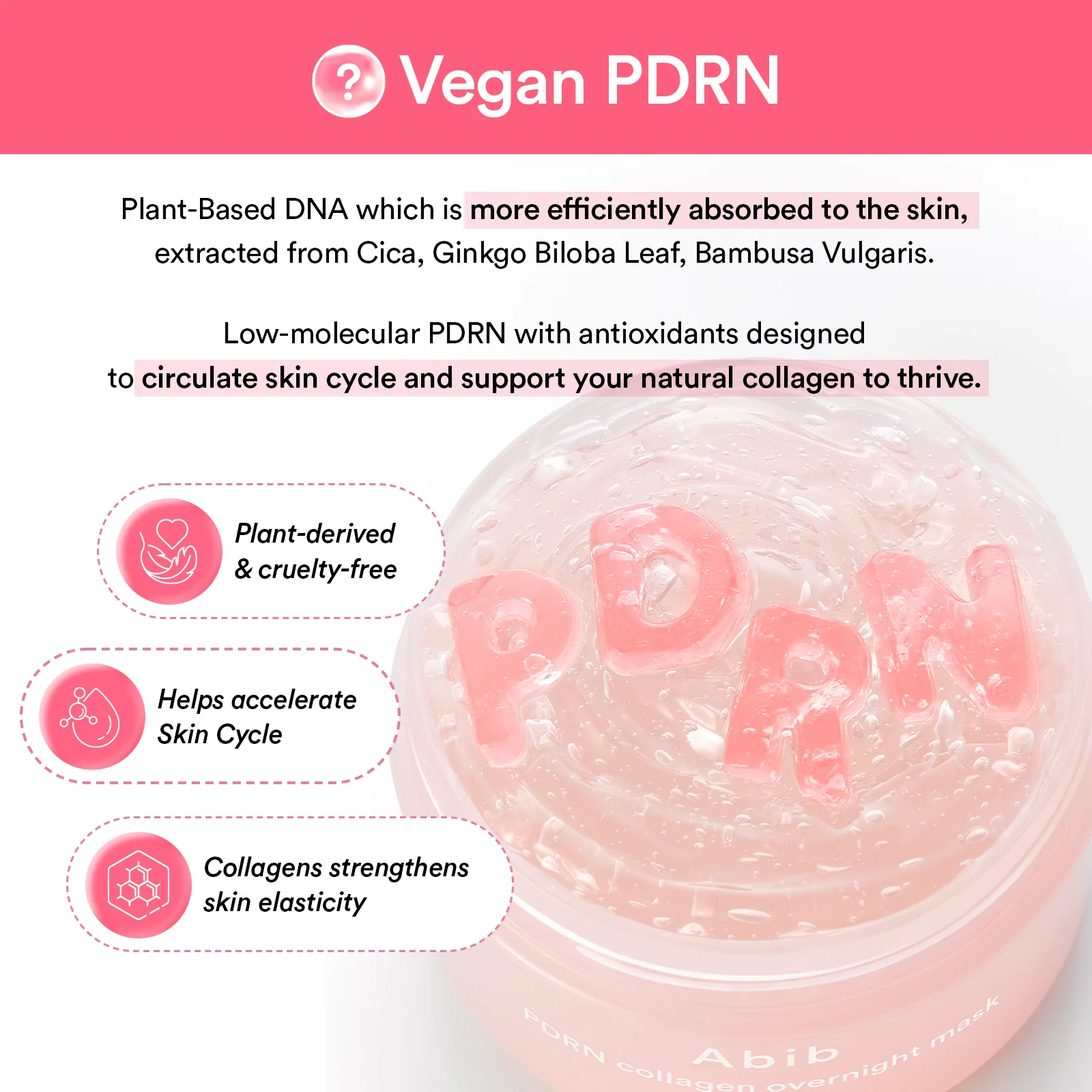 PDRN collagen overnight mask Firming jelly - Image 5