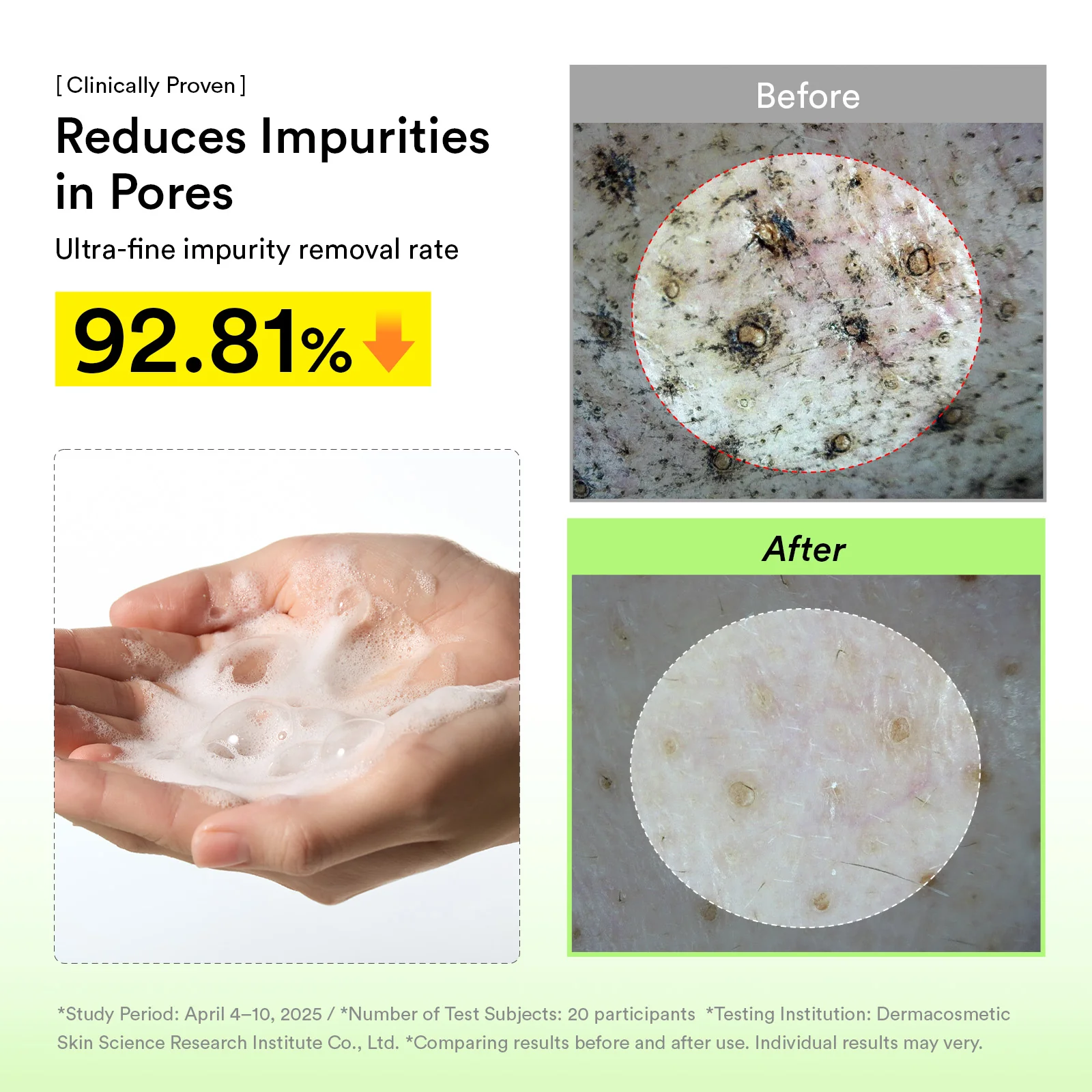 Pore clay pack cleanser Heartleaf charcoal foam - Image 6