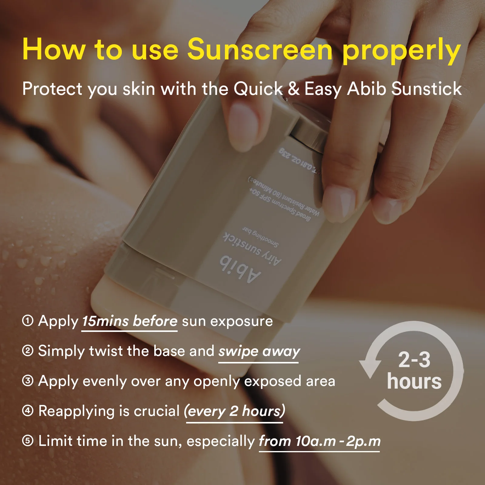Airy sunstick Smoothing bar - Image 12