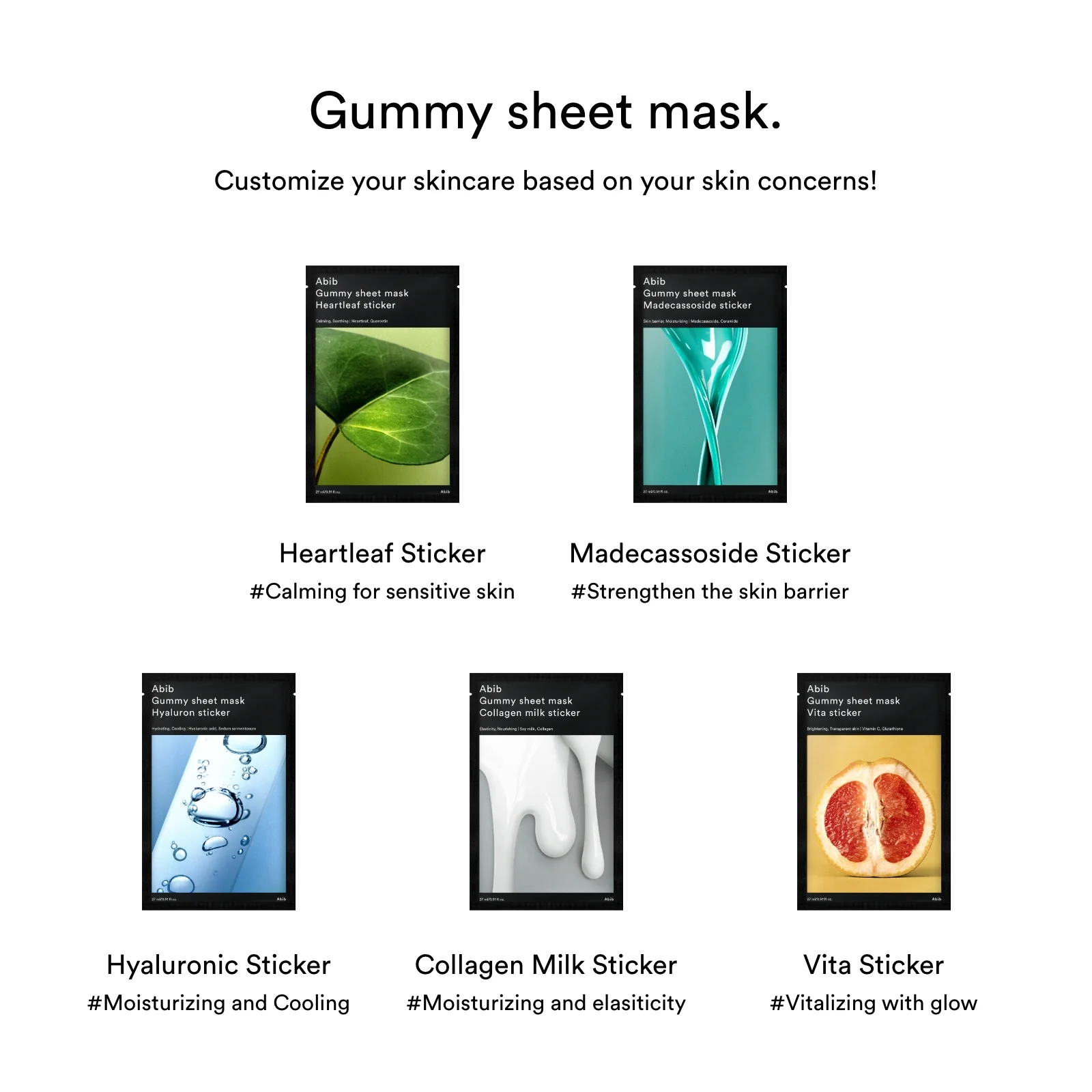 Gummy sheet mask Vita sticker(10 sheets) - Image 14